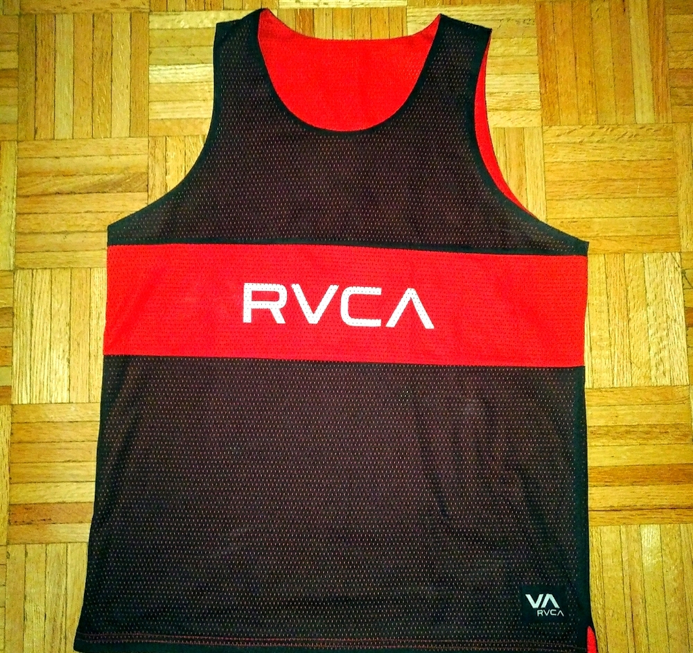 RVCA Reversible Basketball Mesh Jersey Tank Top